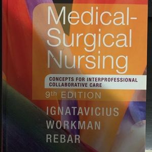 Med surg text book and study guide